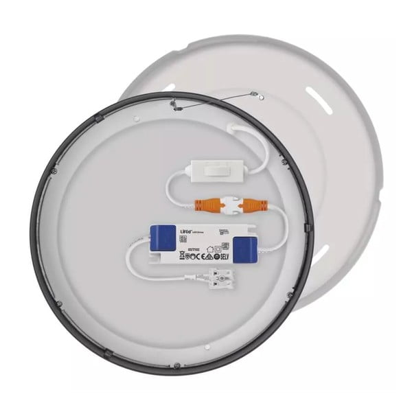 Matēti melna LED griestu lampa Nexxo – EMOS-image-2