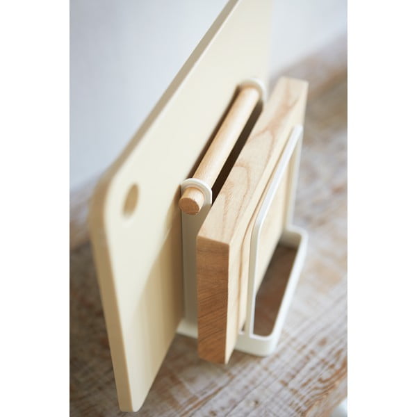 Balts griešanas dēļa statīvs YAMAZAKI Tosca-image-3