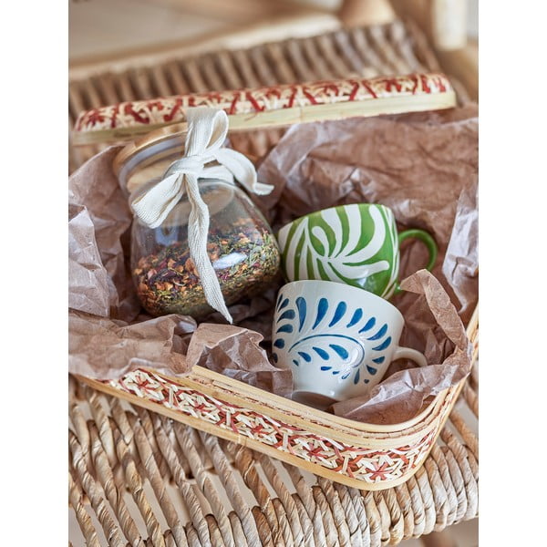 Balta/zila māla krūze 240 ml Heikki – Bloomingville-image-3