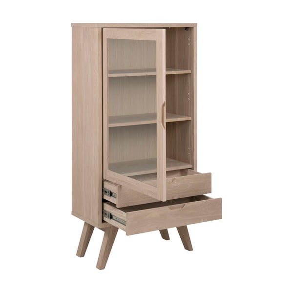 Vitrīna ar ozolkoka imitāciju 72x145 cm A–Line – Actona-image-3