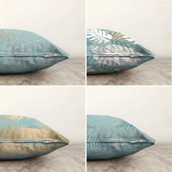 4 spilvendrānu komplekts Minimalist Cushion Covers Lagoon, 55 x 55 cm-image-2