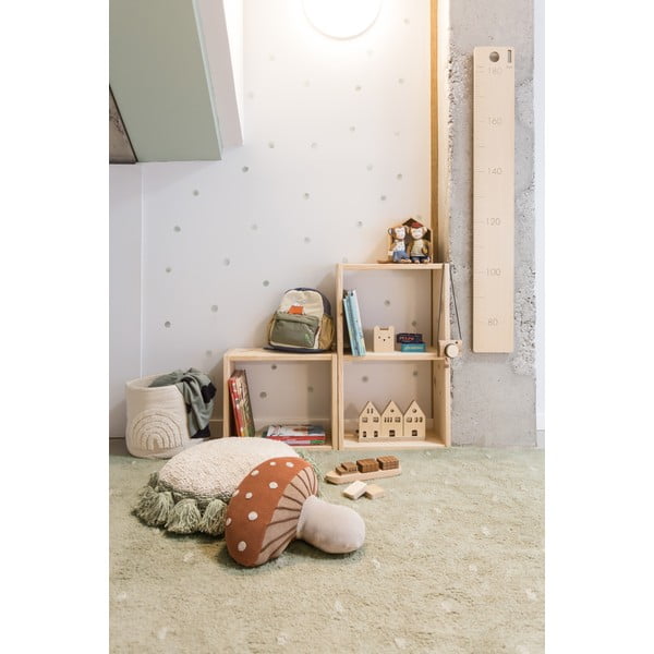 Gaiši zaļš mazgājams/ar rokām darināts kokvilnas paklājs 140x200 cm Woods Symphony Olive – Lorena Canals-image-4