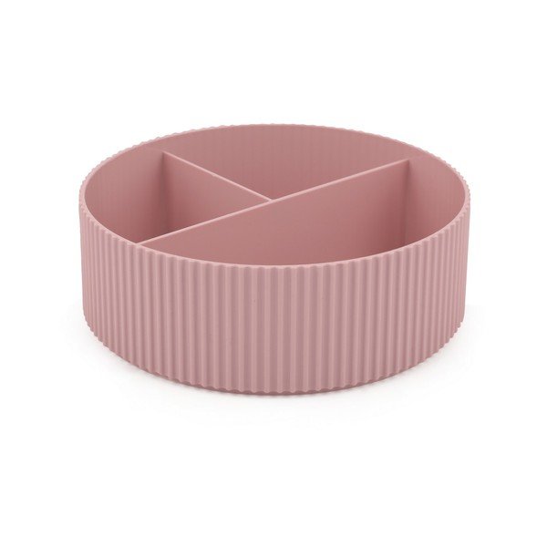 Rozā plastmasas vannas istabas organizators kosmētikai – Mioli Decor-image-3