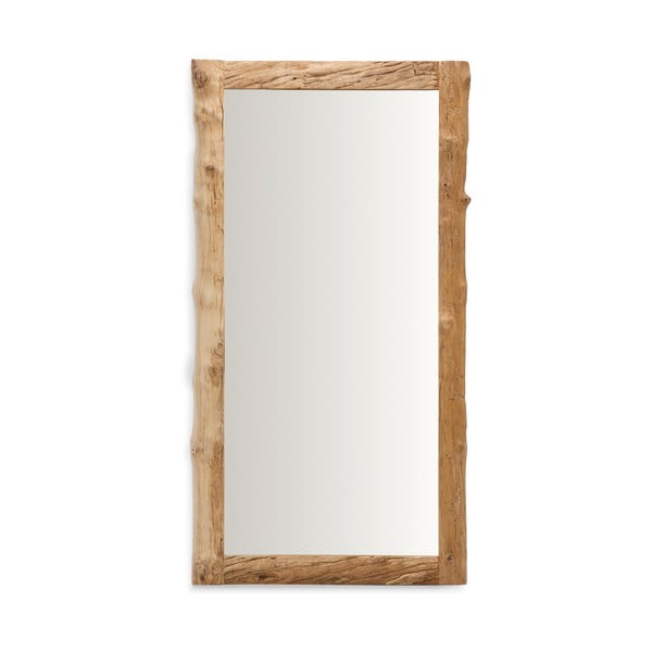 Sienas spogulis ar masīvkoka rāmi 105x200 cm Ibro – Kave Home