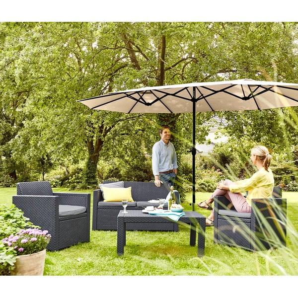 Smilškrāsas saulessargs 456x270 cm Double – Rojaplast-image-1