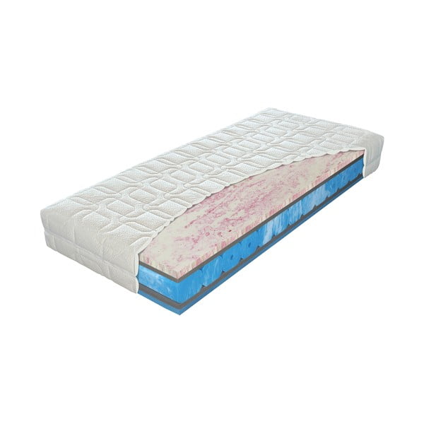 Vidēji stingrs putu matracis 120x200 cm Octagon – Materasso