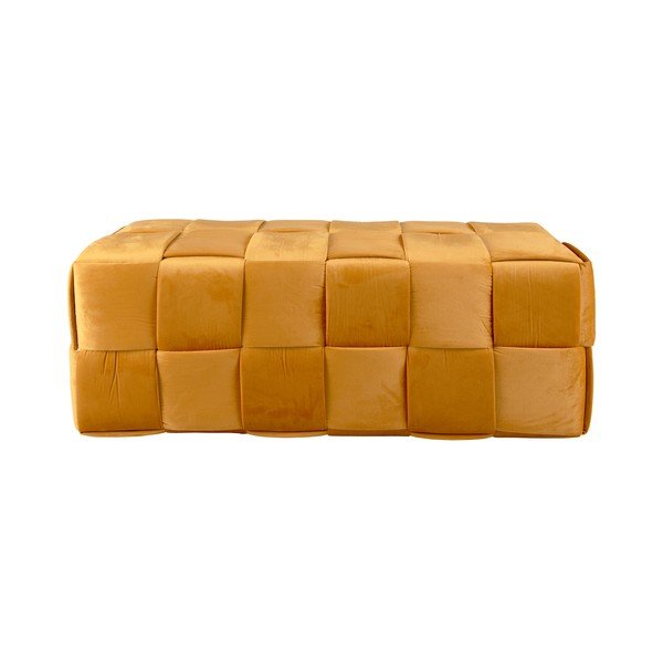 Sinpeju dzeltens samta pufs Weaved – Leitmotiv-image-2