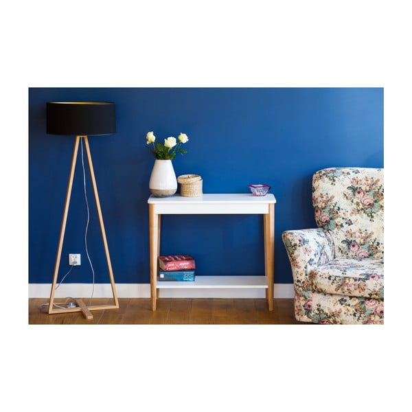 Balts konsoles galds Ragaba Ashme, platums 85 cm-image-1