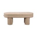 Bēšs sols no buklē auduma Fern – Dutchbone