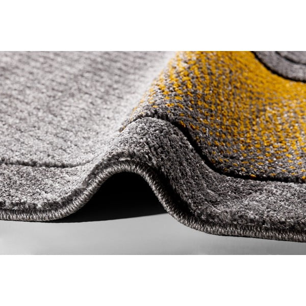 Okera dzeltens/pelēks paklājs 160x230 cm Meteo – FD-image-3