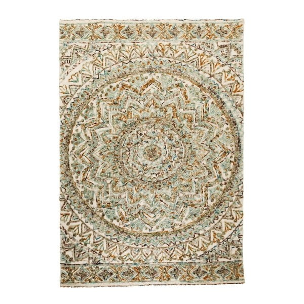 Paklājs no dabīgās vilnas un kokvilnas Kare Design Arābijas zieds, 240 x 170 cm