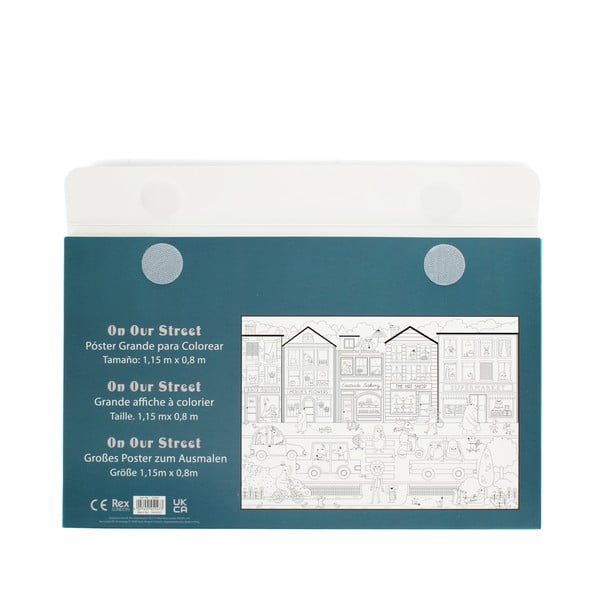 Krāsojamā grāmata On Our Street – Rex London-image-3