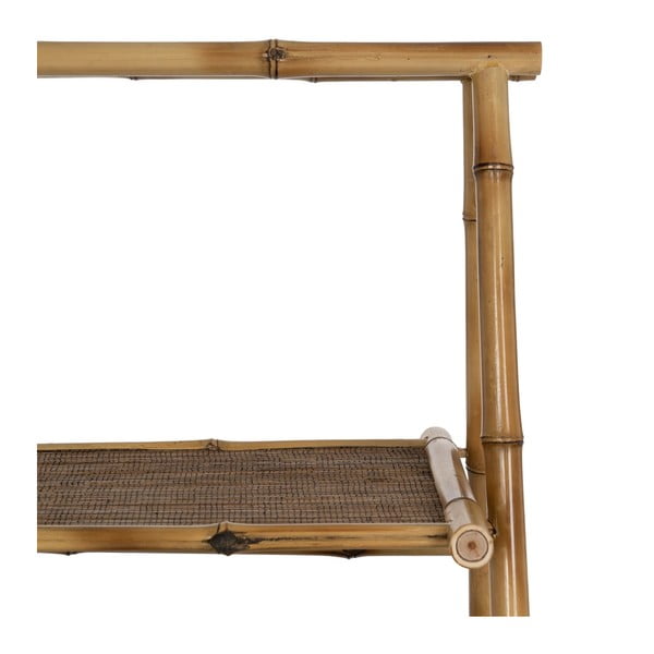 Dabīga toņa bambusa plaukts 48x100x45 cm Manali – Ixia-image-2