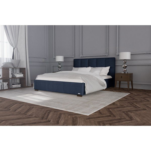 Tumši zila divguļamā gulta Guy Laroche Home Allure, 160 x 200 cm-image-1