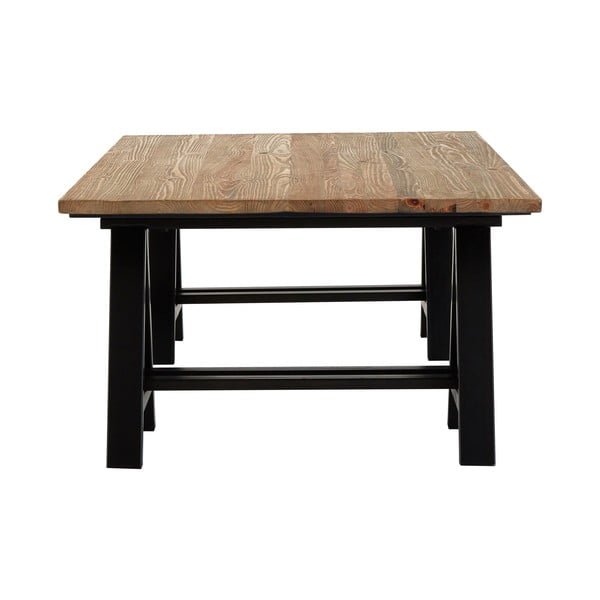 Dabīga toņa žurnālgaldiņš ar priedes masīvkoka galda virsmu 80x140 cm Hampstead – Premier Housewares-image-2