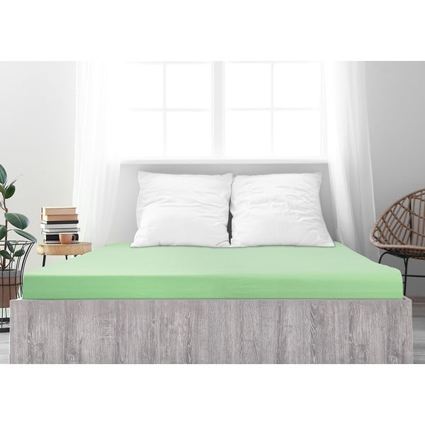 Gaiši zaļš palags 90x200 cm – B.E.S.-image-2