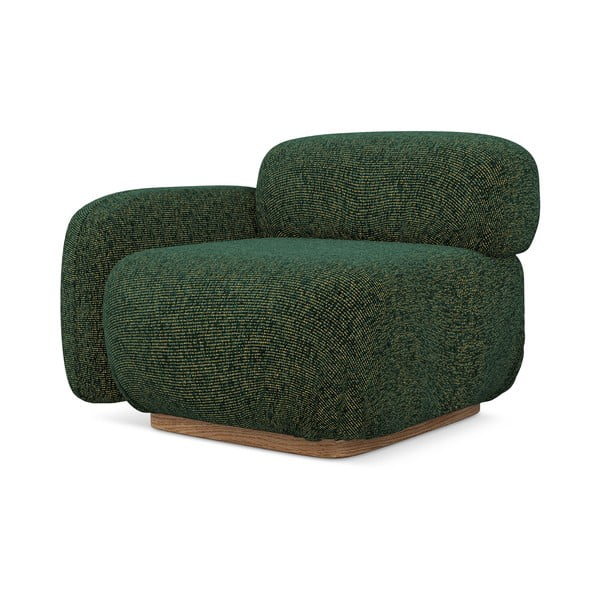 Tumši zaļa modulārā dīvāna daļa (ar kreiso stūri) Ailani – Makamii-image-2