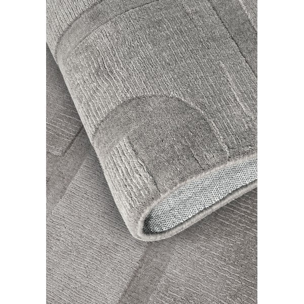 Pelēks ar rokām darināts vilnas paklājs 80x150 cm Alexis – Villeroy&Boch-image-3