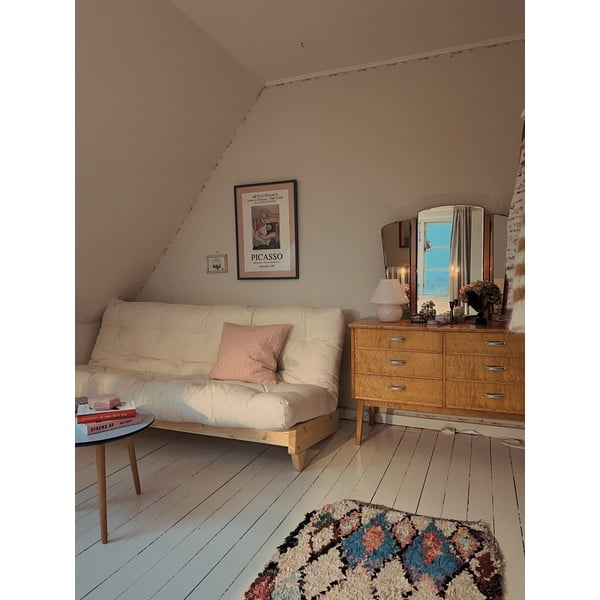 Izvelkamais dīvāns Karup Design Fresh Natural Clear/Dark Grey-image-1