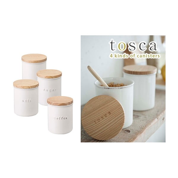 Keramikas pārtikas uzglabāšanas konteiners pārtikai Tosca – YAMAZAKI-image-3