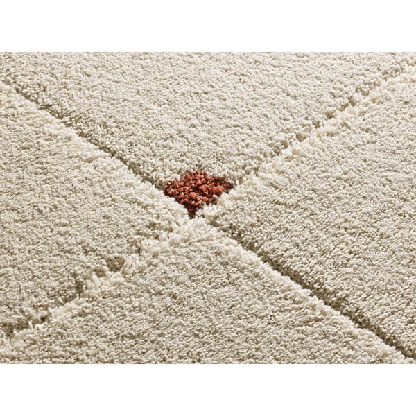 Ķieģeļu sarkans/krēmkrāsas paklājs 133x190 cm Brenda – Universal-image-2