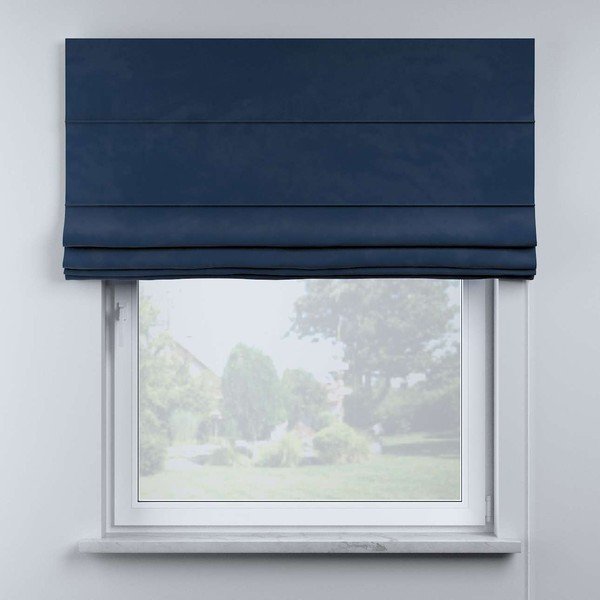 Zilas romiešu žalūzijas 170x130 cm Posh Velvet – Yellow Tipi-image-1