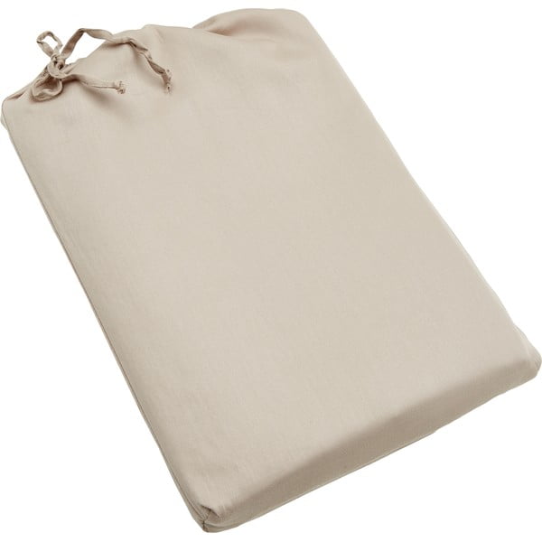 Bēša kokvilnas satīna gultas veļa 200x135 cm Comfort – Westwing Collection-image-3