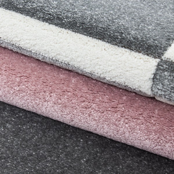 Rozā/pelēks celiņa paklājs 80x300 cm Hawaii – Ayyildiz Carpets-image-2