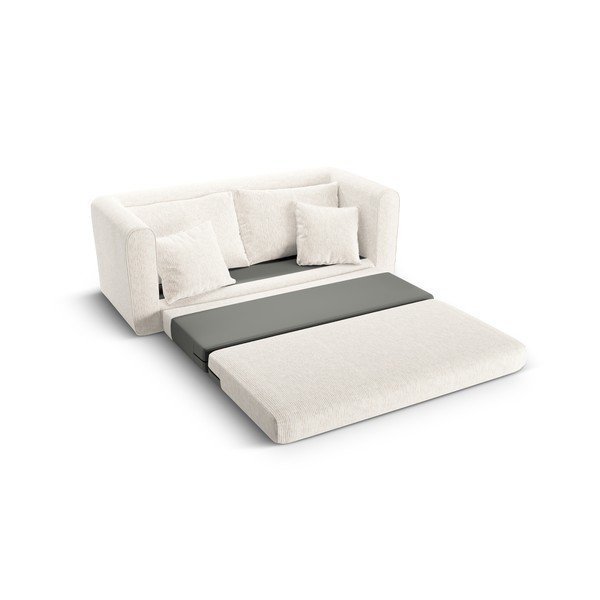 Balts salokāms dīvāns 158 cm Lido – Micadoni -image-1