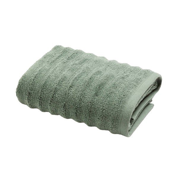 Zaļš frotē kokvilnas dvielis 50x90 cm Maya – douceur d'intérieur