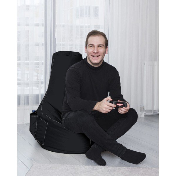 Melns sēžammaiss EVA Sport – Floriane Garden-image-2