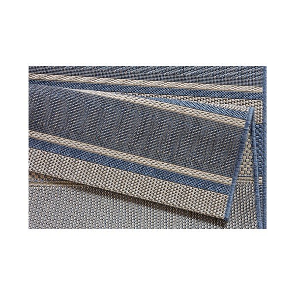 Zils āra paklājs NORTHRUGS Strap, 80 x 150 cm-image-3