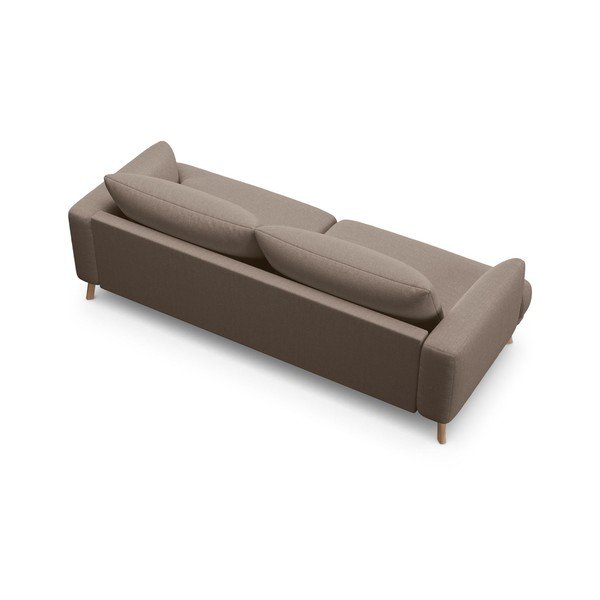 Pelēkbrūns dīvāns 200 cm Naomi – Micadoni -image-2