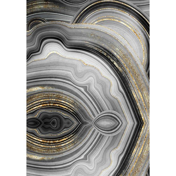 Pelēki/zelta krāsas vannas istabas paklājiņi (2 gab.) 60x100 cm CT – Foutastic-image-2