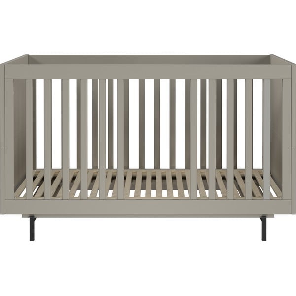 Pelēka bērnu gulta ar redelēm 70x140 cm Tomino – Germania