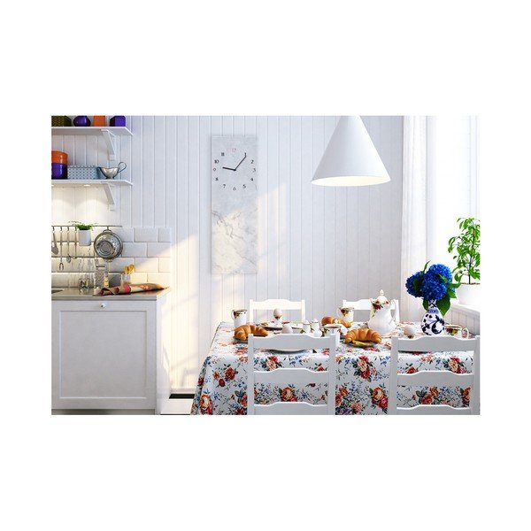 Sienas pulkstenis Styler Glassclock Marble, 20 x 60 cm-image-1