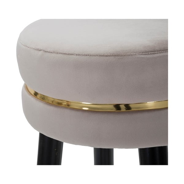 Gaiši pelēka polsterēta bāra taburete (sēdekļa augstums 74 cm) Paris – Mauro Ferretti-image-3