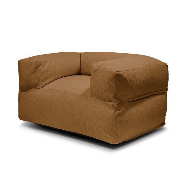 Brūns sēžammaiss no buklē auduma MooG – SLOWDOWN