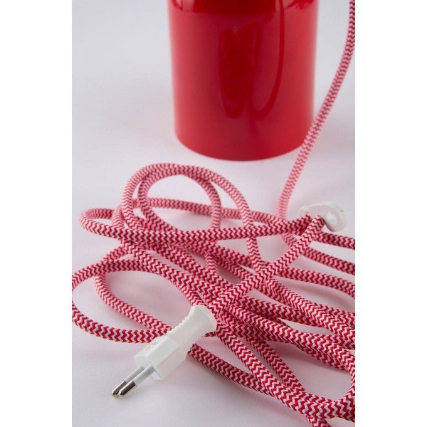 Sarkana metāla piekaramā lampa ø 10 cm Ara – Jotex-image-4