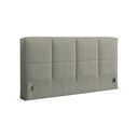 Zaļš polsterēts gultas galvgalis 229x100 cm Darren – Micadoni 
