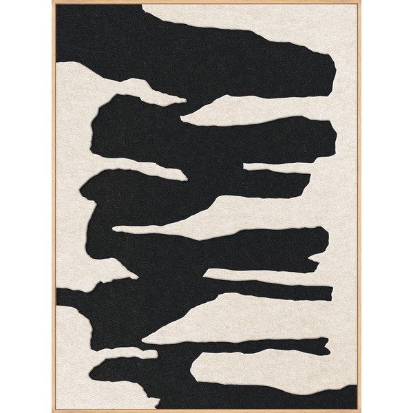 3D glezna ar rāmi/skaņas absorbējoša 90x120 cm Frequency 2 – Malerifabrikken