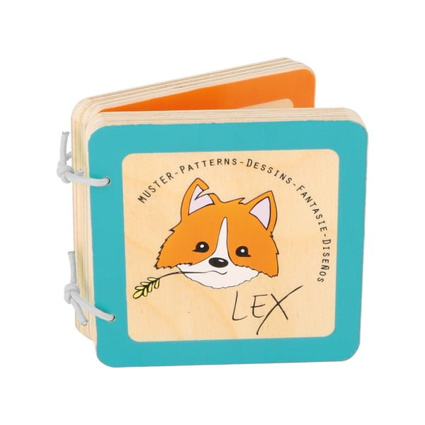 Bērnu koka grāmata Legler Lex the Fox