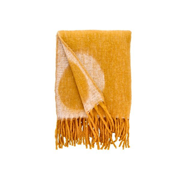 Dzeltens gultas pārklājs 130x200 cm Styles – Villa Collection-image-1