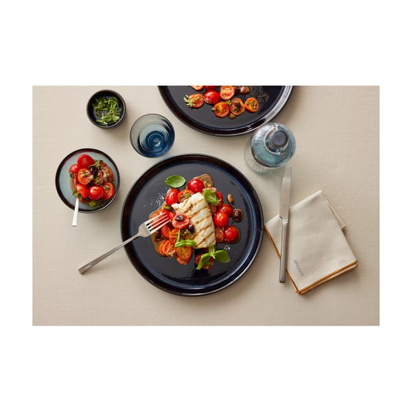 Matētas sudraba krāsas tērauda galda piederumi (16 gab.) – Bitz-image-1