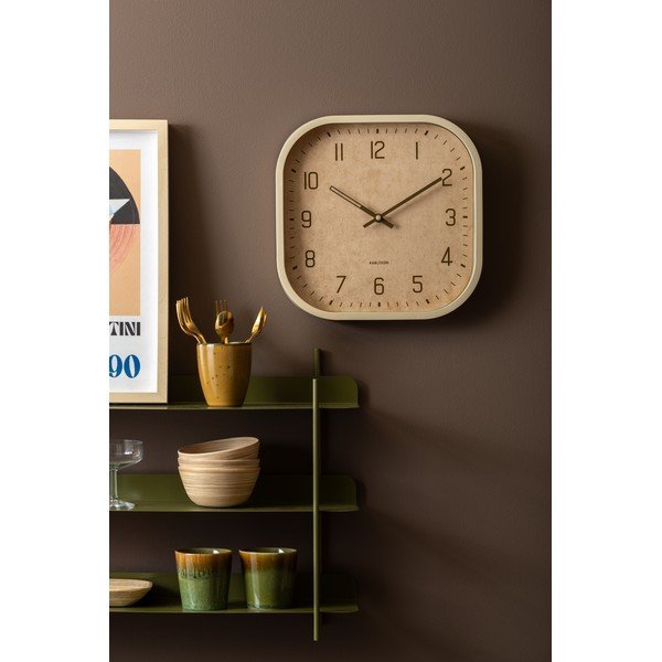 Zaļš daudzlīmeņu metāla sienas plaukts 60 cm Riqueza Tres – PT LIVING-image-3