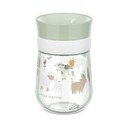 Gaiši zaļa plastmasas bērnu krūze 300 ml Little Farm by Little Dutch – Mepal