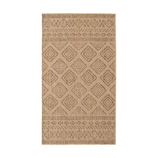 Bēšs iekštelpu un āra paklājs 80x150 cm Mira 1452 – Ayyildiz Carpets