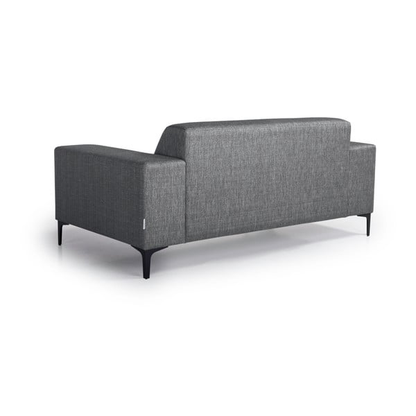 Antracīta pelēks divvietīgs dīvāns Scandic Diva, 171 cm-image-2