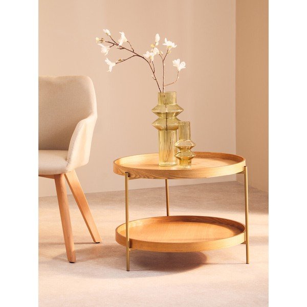 Apaļš sānu galdiņš ø 60 cm Viborg – Premier Housewares-image-1