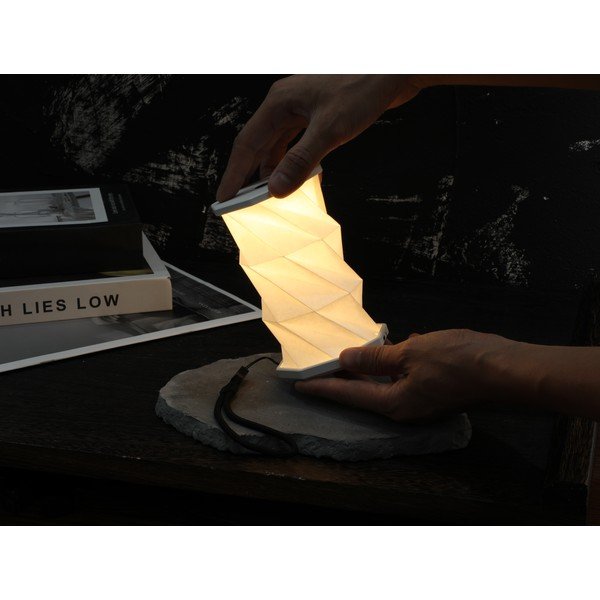 Balts pārvietojams gaismas dekors ar USB ø 8 cm Twist – Gingko-image-4